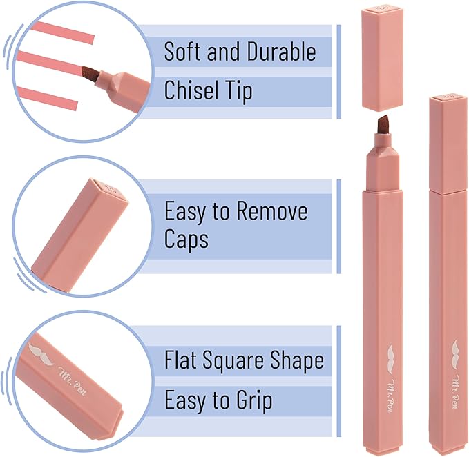 Mr. Pen- Aesthetic Highlighters, 10 pcs, Colorful, Chisel Tip, Cute Highlighters Assorted Colors, Bible Highlighters and Pens No Bleed, No Bleed Highlighters for Bible Pages No Bleed
