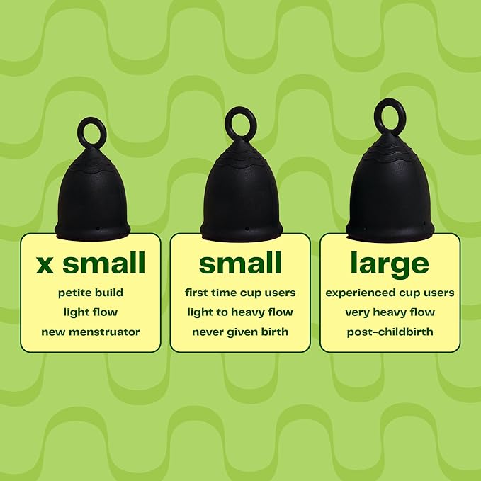 Viv for Your V Small Premium Menstrual Cups, Ring Stem for Easy Removal, Soft Tampon Alternative for Active Lifestyle, Comfortable 12 Hour Wear, Medical-Grade Silicone Reusable Period Cup