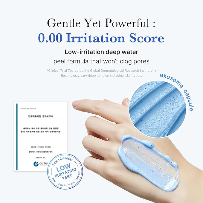 medicube Facial Cleanser Zero Pore Capsule Cleansing Foam | Daily Gentle Cleanser for Skin Texture, Blackhead & Pore Care | AHA, BHA & PHA for Deep Cleansing | Korean Skincare, 4.23 oz