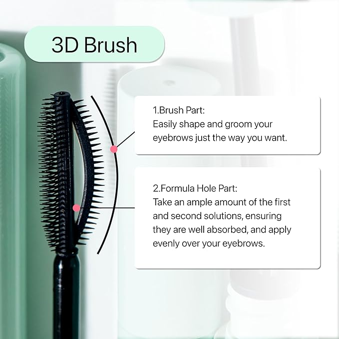 ENTROPY MAKEUP Tough Brow Lift Perm Kit, At-Home DIY Brow Lamination Kit for Fuller, Defined Eyebrows, Long-Lasting, Up to 6 Weeks, Hypoallergenic, Beginner-Friendly, Professional Results, 0.88 Oz