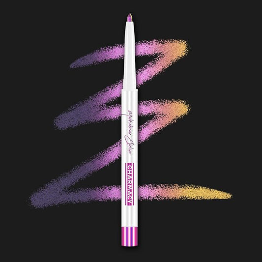 CHARMACY Chameleon Eyeliner Gel Pen, Color Changing Eyeliner, Long-Lasting, Waterproof & Smudge-Proof Formula, Metallic & Shimmer Shades for Creative Makeup, Easy Application (B02)
