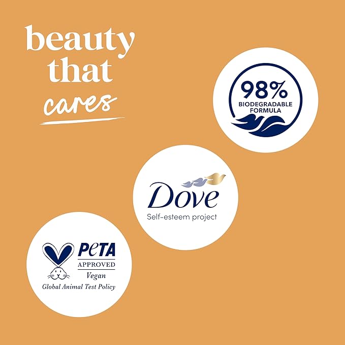 Dove Body Wash with Pump Dryness Relief with Jojoba Oil For 24hr Lotion-Soft Skin Moisturizing Skin Cleanser with No Sulfates No Parabens 30.6 oz