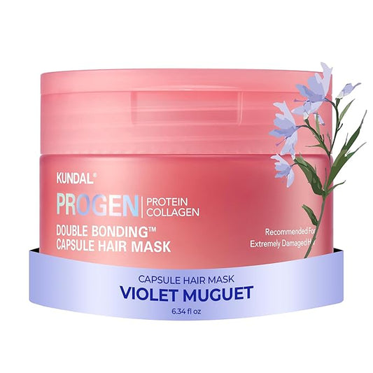 KUNDAL Damage Care Hair Mask, 6.3 oz (180 g), Violet Mug, Use Twice Week, Rinse, Protein, Damaged Hair, Split Hair Care, Dry Care, Moisturizing, Hair Fragrance, Treatment