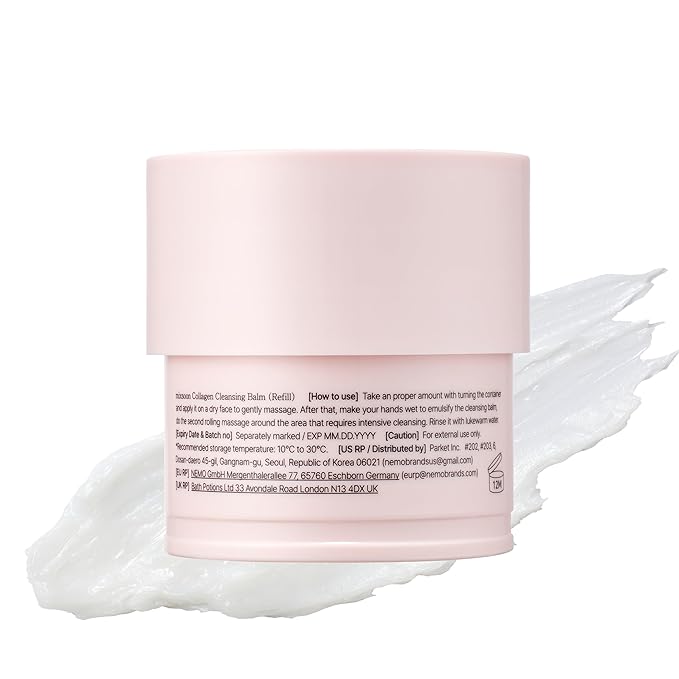 mixsoon Collagen Cleansing Balm Refill-Non-Greasy, Soft Melting Lightweight Grinding Balm, Hydrating Makeup Remover 50ml / 1.69 fl.oz. Korean Glass Skin Care