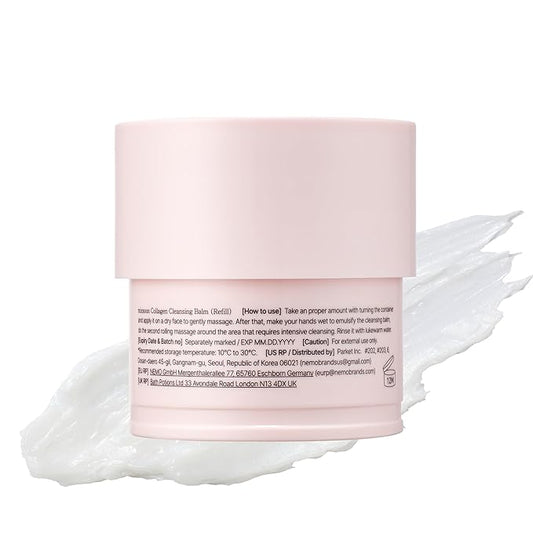 mixsoon Collagen Cleansing Balm Refill-Non-Greasy, Soft Melting Lightweight Grinding Balm, Hydrating Makeup Remover 50ml / 1.69 fl.oz. Korean Glass Skin Care