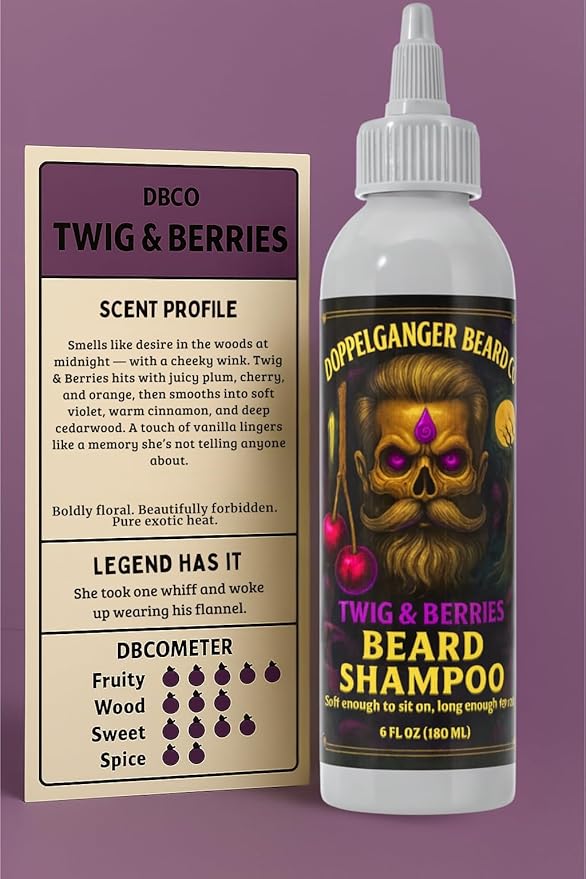 Beard Shampoo for men – Deep Clean Beard Wash with Aloe & ACV for Softer, Fuller Beards, Dandruff & Itch Control, Explosive Lather & Lightweight Conditioning with Incredible Scents