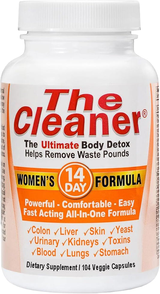 Century Systems The Cleaner Detox, Powerful 14-Day Complete Internal Cleansing Formula for Women, Support Digestive Health, 104 Vegetarian Capsules