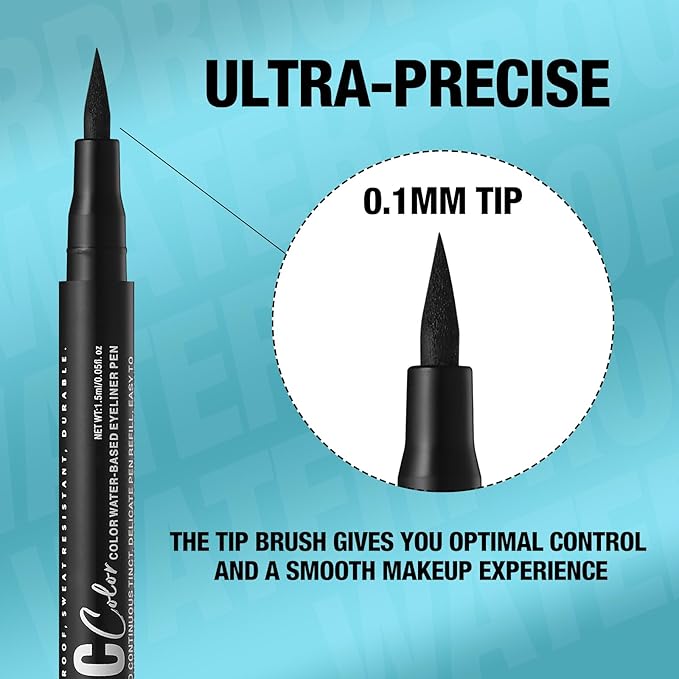 LANGMANNI 4 Colors Matte Liquid Eyeliner Set, Neon Colorful Pigmented With Long-lasting, Smudgeproof & Waterproof Eye Liner Makeup for Bold & Stunning Looks - Gift for Girls(#789101112)