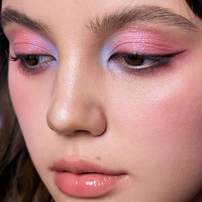 Flower Knows Shell’s Jewel 13-Piece Makeup Gift Box Set,Lip Gloss×2+Blush×1+ Eyeshadow Palette×1+Highlighter×3+Hand Mirror×1+Hair Clip×1+Mini Powder Puff×1+Blush Brush×1+Eyeshadow Brush×1+Gift Box×1