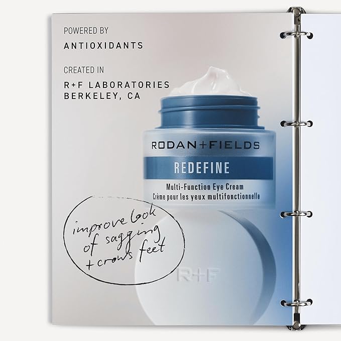 RODAN + FIELDS Redefine Eye Cream | 15 ml | Vitamin C & F Moisturizer for Hydrated, Radiant Eyes | Supports Younger Looking Eyes | Smooths Puffiness