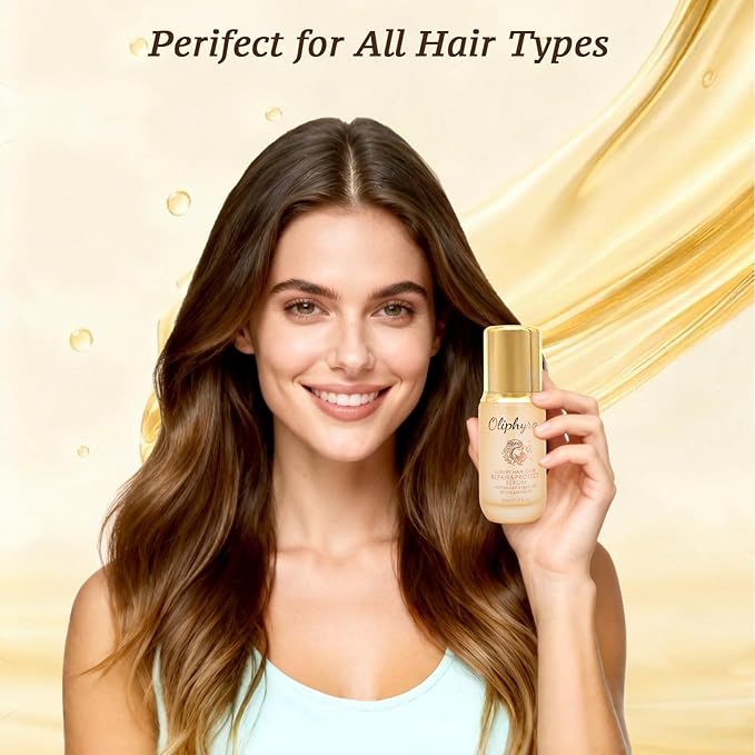 Hair Oil - Weightless Moroccan Hair Care Serum for Damage Repair, Frizz, Split Ends & Shine - Heat Protectant Treatment - Paraben, Phthalate & Sulfate Free - 1.7 Fl Oz