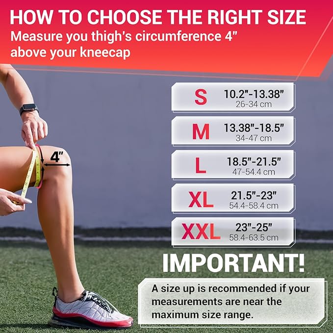 DR. BRACE ELITE Knee Brace with Side Stabilizers & Patella Gel Pads for Maximum Knee Pain Support and knee recovery for men and women-Please Check How To Size Video (Sunrise, Medium)