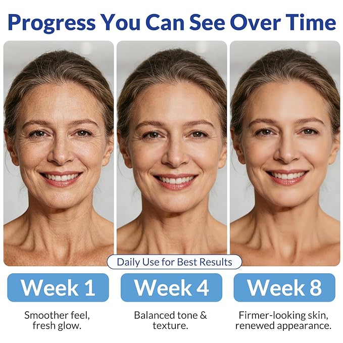 Face & Neck Firming Cream - Ceramide Moisturizer for Women - Anti Aging Formula for Tightening and Lifting with Retinol,Collagen,Hyaluronic Acid - Day & Night Cream for Sensitive & Mature Skin, 1.7 OZ