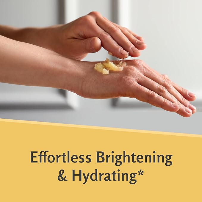 Exfoliating Turmeric Scrub and Skin Exfoliator with Collagen and Coconut Oil, Gently Exfoliates Face, Body, Hands, and Feet, Moisturizing Skincare, 16 oz by M3