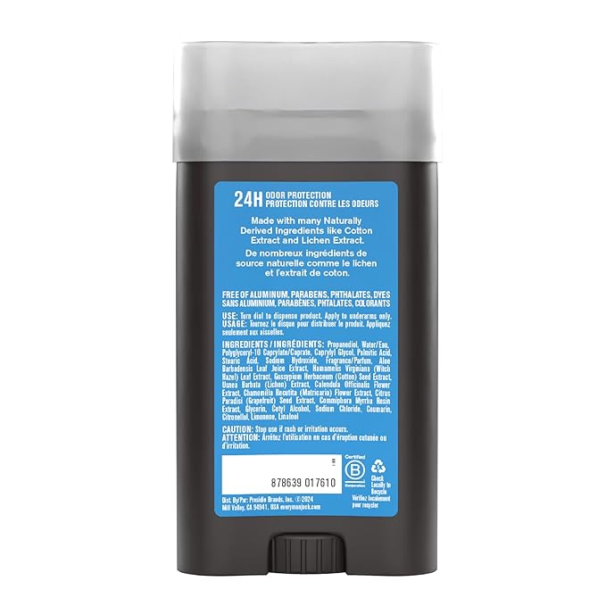 Every Man Jack Fresh Air Men’s Deodorant - Stay Fresh with Aluminum Free Deodorant For all Skin Types - Odor Crushing, Long Lasting, with Naturally Derived Ingredients - 3oz (2 Pack)