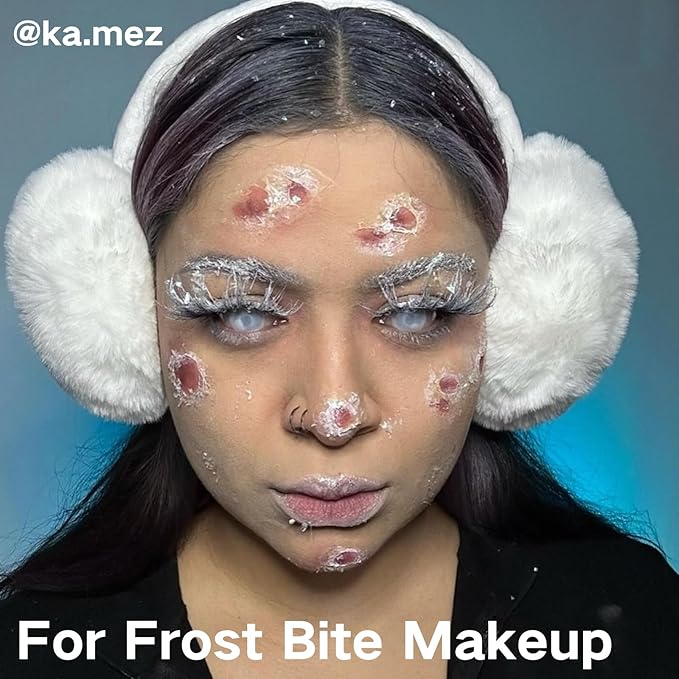 MEICOLY 10PCS 6 Color Bruise Wheel for Special Effects,Hunting Camo Face Body Paint Kit,Light Green Gamora Witch Face Paint,Trauma SFX Makeup Kit Halloween Makeup with 10pcs Stipple Sponges