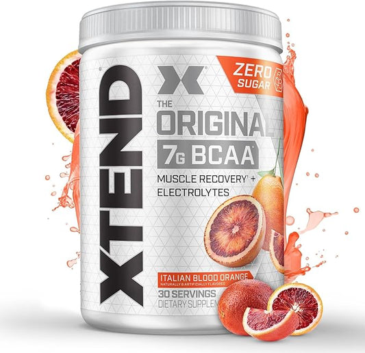 Xtend Original BCAA Powder 7g BCAA and 2.5g L-Glutamine, Sugar Free Post Workout Muscle Recovery Drink with Amino Acids for Men & Women, 30 Servings