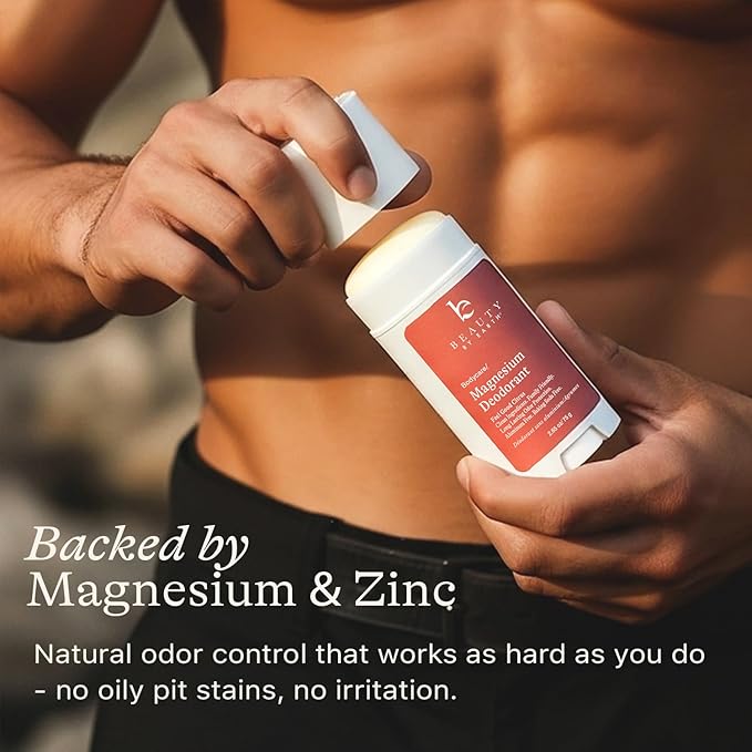 Aluminum Free Deodorant for Men & Women - USA Made with Natural & Organic Ingredients, Fresh Long-Lasting Odor Protection, Baking Soda Free, Non-Irritating Magnesium Deodorant, Sensitive Skin Safe