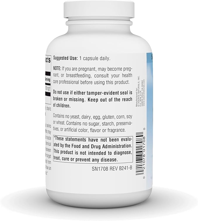 Source Naturals Serene Science GABA, for a Calm Mind, 750mg - 180 Capsules