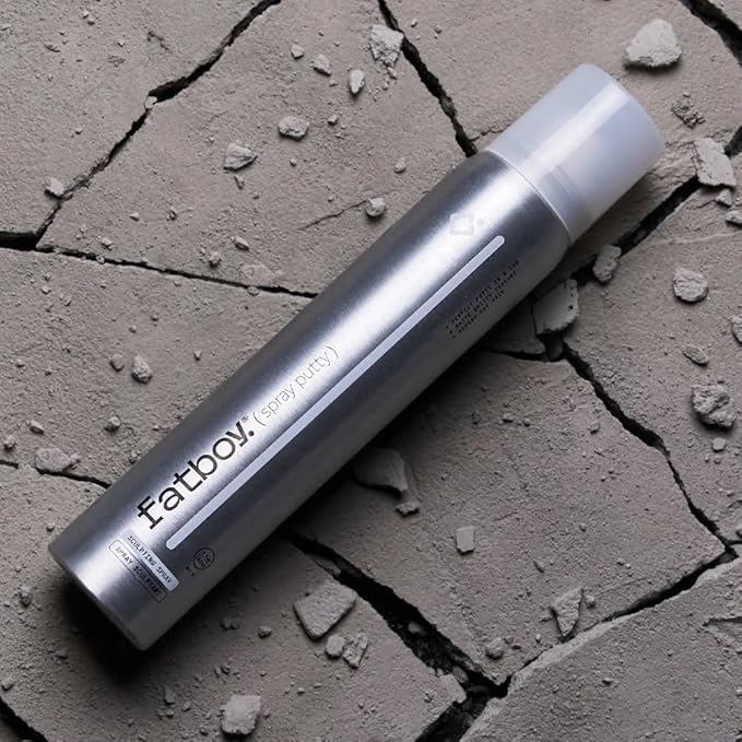 Fatboy Hair Spray Putty, Heavy Hold Styling Texturizing Spray for Volume, Texture & Sculpting, Matte Finish, Hair Care for Medium to Thick Hair, Tousled Hair Style, Paraben Free, Color Safe, 3.5 oz