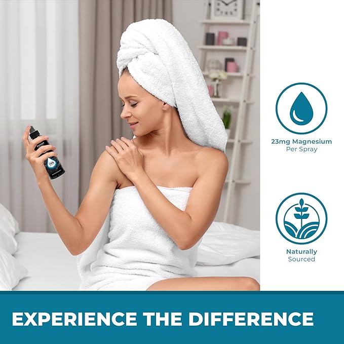 Aromasong Magnesium Spray Grapefruit - Extra Strength 2 Pack of (23mg in Each Spritz) 8 Oz, Natural and Pure Magnesium Oil Spray - Made in The USA - for Leg Discomfort and Promotes a Calm Sleep
