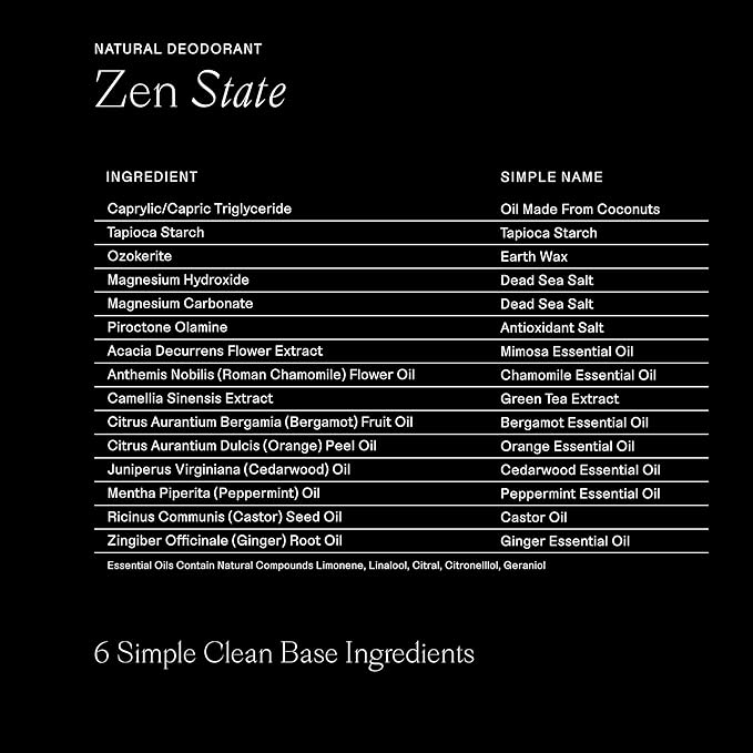 Each & Every Aluminum-Free Deodorant for Women & Men - All Natural Deodorant for Sensitive Skin - Vegan & Baking Soda Free - Long Lasting Odor Control - Bergamot & Green Tea Natural Fragrance, 2.5oz