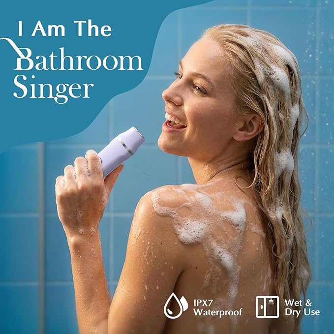 Bikini Trimmer for Women - Wet/Dry Womens Electric Shaver for Legs, Replaceable Body Hair Blade Heads&Hair Remover for Face Head, No Nick, No Cut, No Razor Burn, Purple