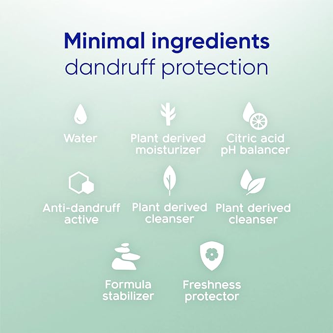 Head & Shoulders Anti-Dandruff Shampoo, BARE Sensitive Scalp Care Twin Pack, with 1% Pyrithione Zinc, Fragrance-Free, Free of Sulfates, Silicones, Gentle, 13.5 fl oz Each