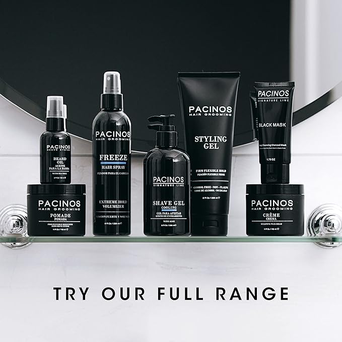 Pacinos Creme Hair Sculpting Wax Cream - Water Soluble Medium Shine Styling Cream