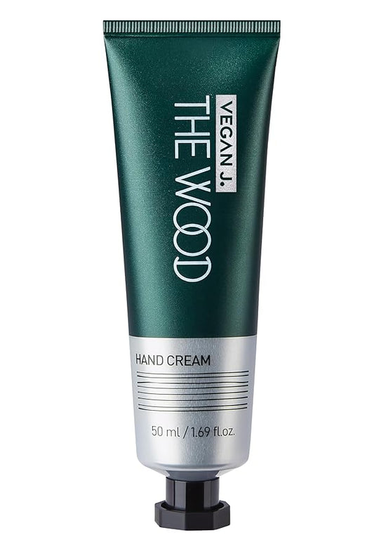 The Wood Hand Cream | Deep Hydration with Shea Butter | Fast-Absorbing, Non-Sticky, Vegan & Cruelty-Free Hand Care with Woody Amber Green Scent (1.69 fl.oz.)