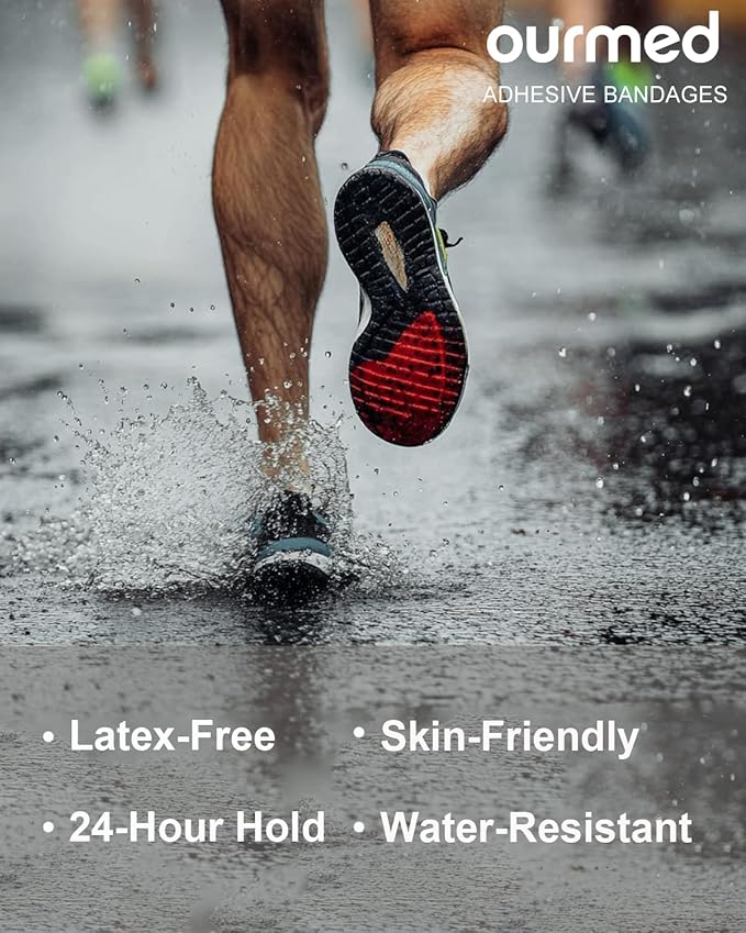 Flexible Assorted Bandages Variety Pack 100 Pieces, Fingertip Bandages for First Aid, Slight Cuts, Scrapes, Abrasion & Wounds Care,Strong Hold for 24 Hours, Non-Latex