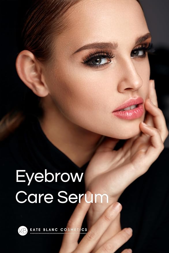 Kate Blanc Cosmetics Castor Oil Organic for Hair, Lashes, Face (2oz), 100% Pure, Cold Pressed, Hexane Free Hair Oil. Lash Serum for Thicker-Looking Eyelashes & Eyebrows