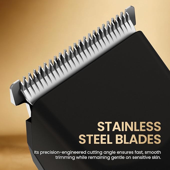 Men's Beard Trimmer - All-in-One Trimmer with Precision Dial - Premium Facial Hair Groomer - Adjustable 20 Length Setting, USB Recharge Dock, Cordless Waterproof Wet/Dry Clipper