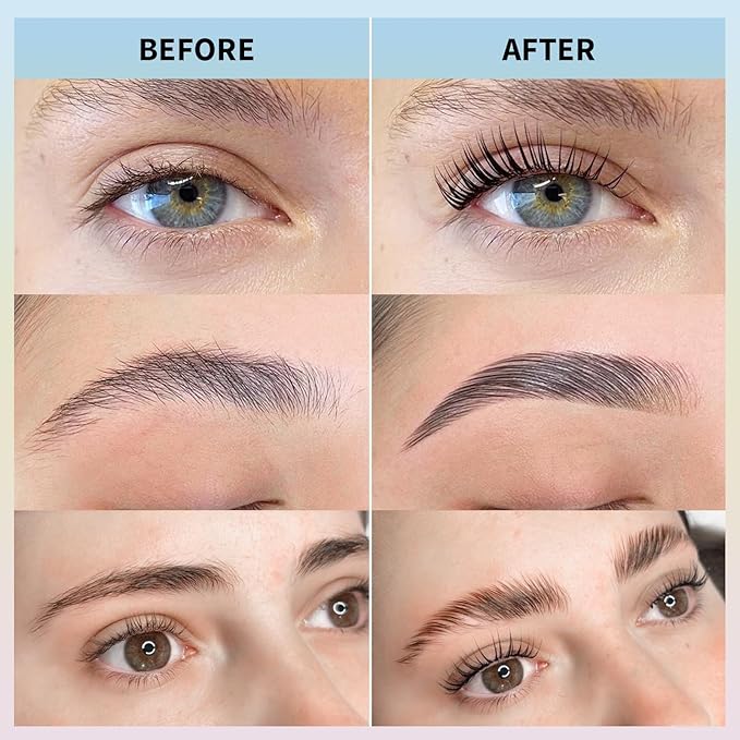 Libeauty Lash Lift Kit, Brow Lamination Kit, Lash Perm Kit, Eyelash Perm Tube Design, Precise Control, Convenient Storage, Simple Operation, Suitable For Home And Salon