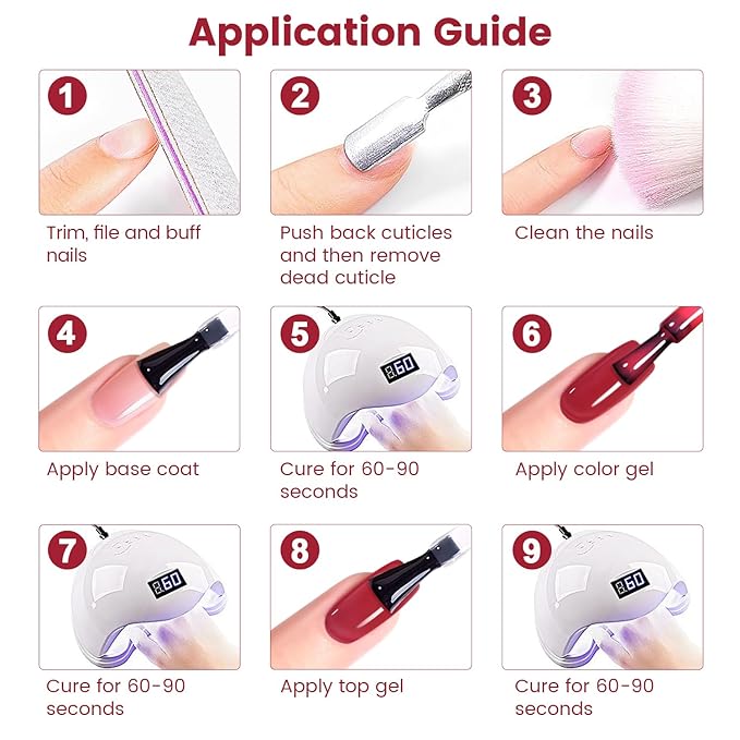 RARJSM Nude Gel Nail Polish Sheer Wine Red Neutral Skin Tone Color Ice Jelly Burgundy Red Gel Polish Translucent Nail GelPolish Soak off UV LED Cured for Home Salon DIY Manicure 15ml Single Bottle