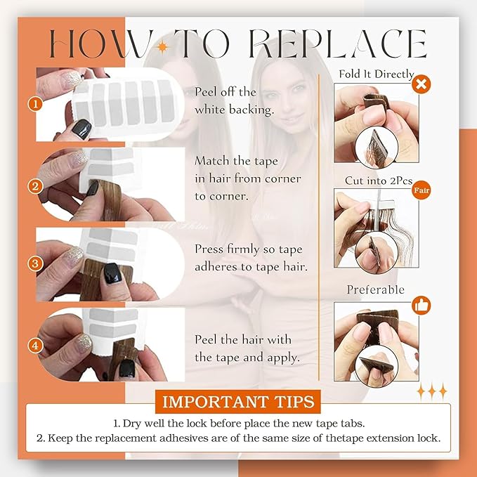 Full Shine Blonde Tape in Hair Extensions 18 Inch PU Tape in Extensions Color 613 Blonde Remy Human Hair Extension 50 Gram Real Human Hair Invisible Hair 20 Pieces Seamless Tapes for Women Straight