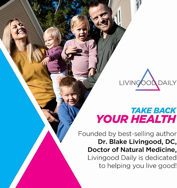 Livingood Daily Colloidal Silver Liquid Spray, Purified Silver with Deionized Water for Daily Wellness Support, Oral Hygiene, Skin Care, Throat & Sinus Health, Vegan, Gluten Free, Non GMO, 4 Oz Bottle