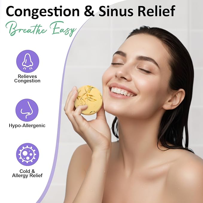 Shower Steamers Aromatherapy Birthday Gifts for Women - 8 Pack Valentines Day Gifts for Her Mom Wife, Shower Bombs with Essential Oils, Self Care Relaxation Home Spa Gift Set, Easter Basket Essential