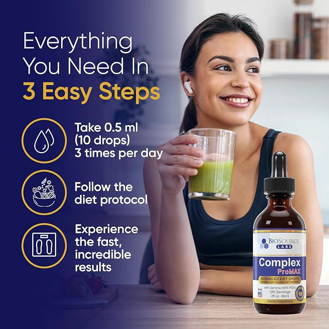 Complex ProMAX Premium Diet Drops (1 x 2 oz Bottle)