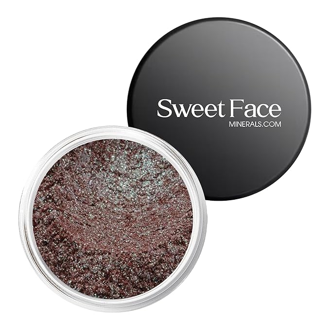 (5Gms) Mysterious Shade Shimmery Eyeshadow Powder by SweetFace Minerals, Waterproof Makeup Eyeshadow, Long-Lasting Eye Makeup, Instant Eye-Enhancer, Smudge-Resistant