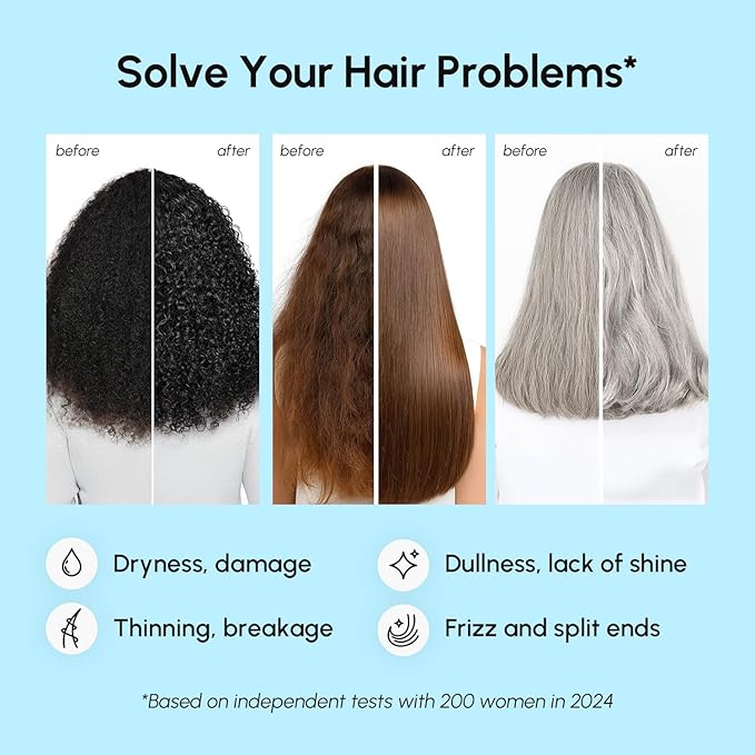 MAREE Deep Conditioning Hair Mask – Keratin Hair Treatment Care for Damaged & Dry Hair – Moisturizer Mask for Frizzy Curly Fine Color Refreshing – Mascarilla Para el Cabello Seco