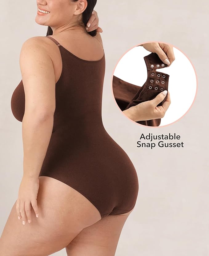 SHAPERMINT Bodysuit Women Shapewear - Tummy Control Body Suit for Women - Seamless Compression Slimming Shaping Bodysuit