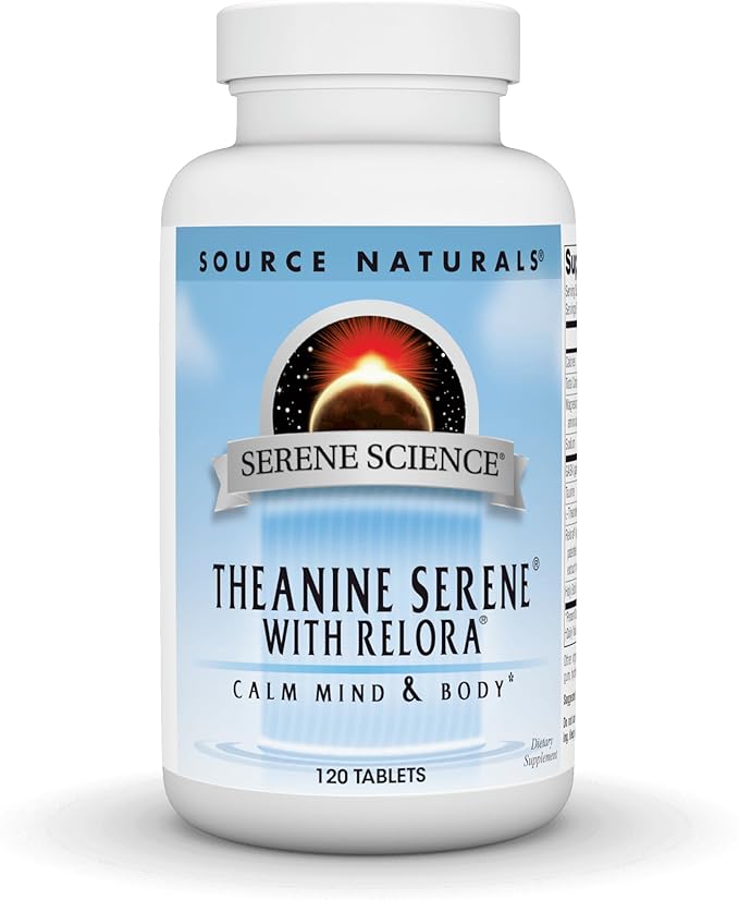 Source Naturals Theanine Serene with Relora, Calm Mind and Body* - 120 Tablets