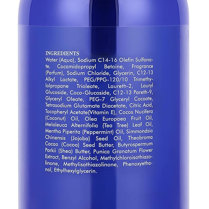 Tea Tree Body Wash with Mint & Shower Gel with Vitamin E for Jock Itch, Eczema, Ringworm, Body Odor, Body Wash Women & Men with Added Body Oils,LARGE 20.2 FL Oz Bottle (Tea Tree Mint, Pack of 2)