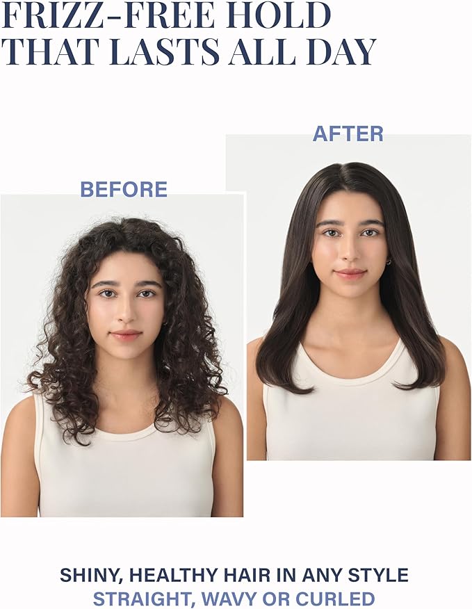 GLAMPALM Hair Straightener 1.5" Wide Ceramic Flat Iron Infused with Vita C, Korea's No.1 Professional Salon Tool for Long Hair, Dual Voltage, Digital LED (210°–450°), 45s Fast Heat-Up (GP501T)