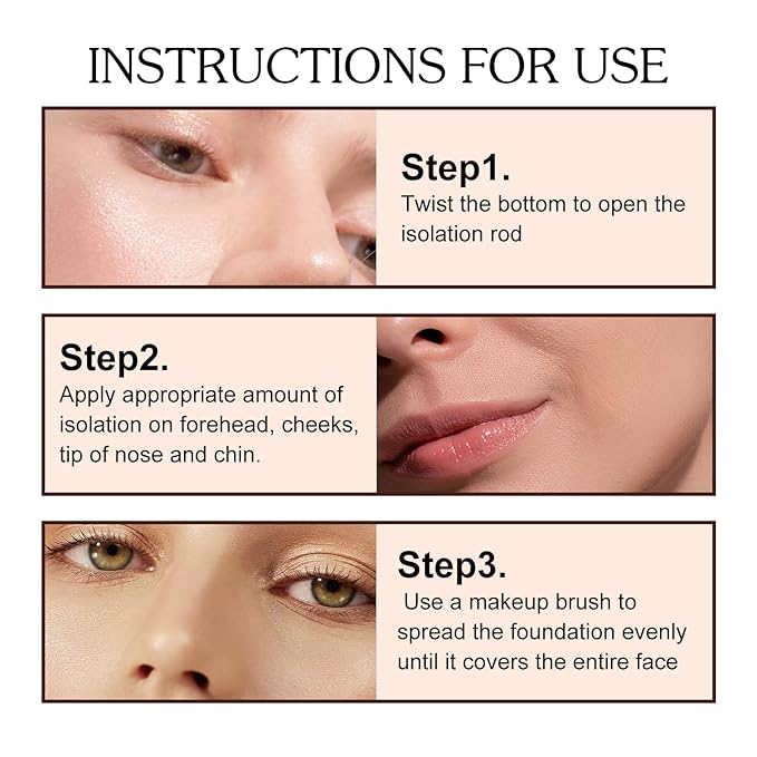 Pore Primer Stick, Evens Skin Tone & Hydrates, Blurs Pores & Conceals Imperfections, Waterproof & Sweatproof, Smooth Long-Lasting Wear