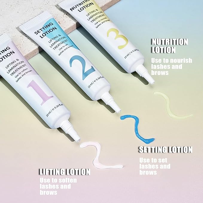 Libeauty Lash Lift Kit, Brow Lamination Kit, Lash Perm Kit, Eyelash Perm Tube Design, Precise Control, Convenient Storage, Simple Operation, Suitable For Home And Salon