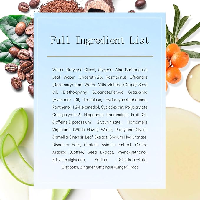 LA. PERSONAL Stye Eye Relief Serum for Eyelid Bumps, with Avocado Oil, Sea Buckthorn Oil & Caffeine, Gentle Formula 1.01 Fl Oz / 30 Ml