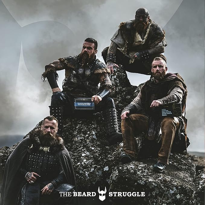 The Beard Struggle Radiance Beard Wash – Gold Collection, Hoenir’s Poem – Cleanse, Nourish & Soften – Beard Cleanser for Men (8 fl oz)