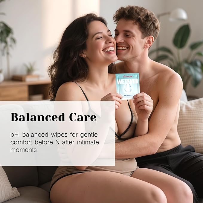 Tracy’s Dog Feminine Wipes, pH-Balanced Natural Intimate Wet Wipes for Women & Couples — Individually Wrapped Travel Packs, 20 Count